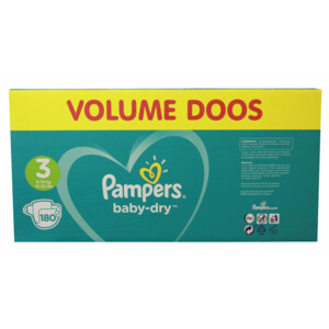 Pampers Baby Dry Luiers Maat 3 (6-10 kg) - 36.65 euro