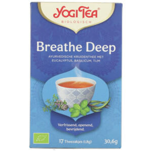 3x Yogi tea Biologische Thee Breathe Deep - 10.33 euro