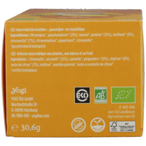 Yogi tea Biologische Thee Detox Lemon - 5.39 euro