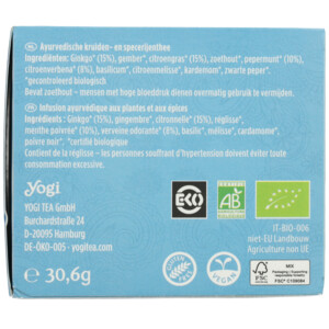 Yogi tea Biologische Thee Ginkgo - 2.99 euro