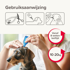 Beaphar Combotec Anti Vlooien en Teken Druppels Hond 10-20 kg - 15.37 euro