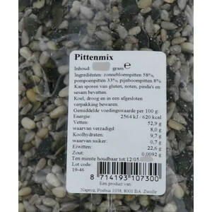 Boerjan Pittenmix - 14.95 euro