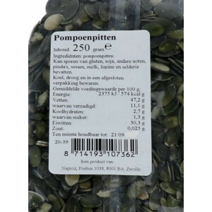 6x Boerjan Pompoenpitten - 21.63 euro