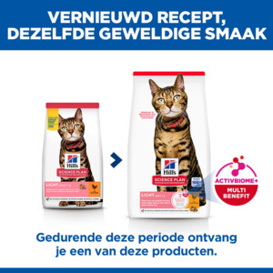 Hill's Science Plan Kattenvoer Droog Mature Adult Light Kip 10 kg