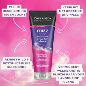 4x John Frieda Frizz Ease Brazilian Sleek Shampoo - 38.51 euro