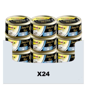 24x GimCat ShinyCat Filet Tonijn