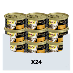 24x GimCat ShinyCat in Jelly Tonijn & Kip
