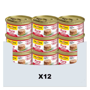 12x GimDog Little Darling Pure Delight Tonijn - Rund