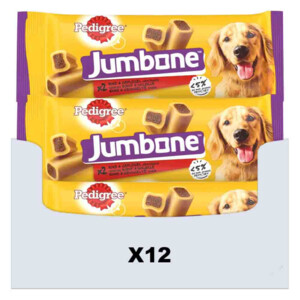 12x Pedigree Jumbone Medium Rund & Gevogelte 200 gr