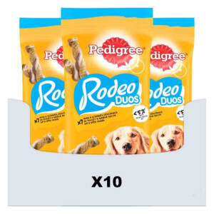 10x Pedigree Rodeo Kauwsticks Duo Hondensnacks Kip & Bacon