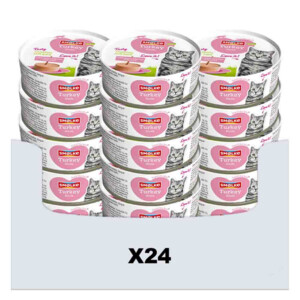 24x Smolke Kattenvoer Soft Paté Kalkoen
