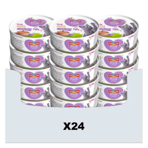 24x Smolke Kattenvoer Soft Paté Eend