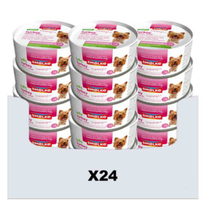 24x Smolke Hondenvoer Soft Paté Kalkoen