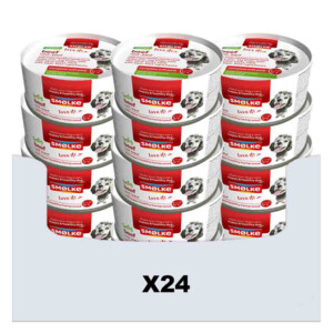 24x Smolke Hondenvoer Soft Paté Rund