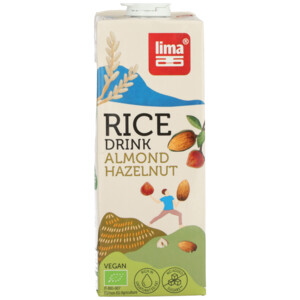 6x Lima Rijstdrink Hazelnoot Amandel - 18.4 euro