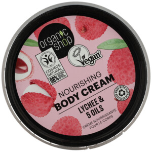 6x Organic Shop Nourishing Bodycrème Lychee - 25.85 euro