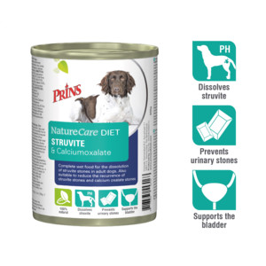 Prins NatureCare Diet Struvite & Calciumoxalate Hondenvoer Nat 400 gr