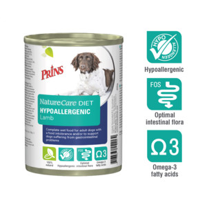 Prins NatureCare Hypoallergeen Hondenvoer Blik Lam 400 gr