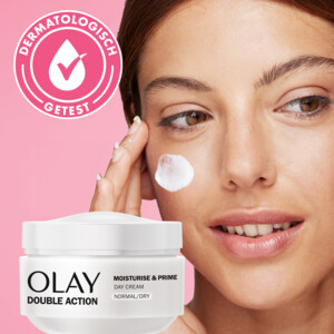 Olay Double Action Hydraterende Dagcrème en Primer - 10.99 euro