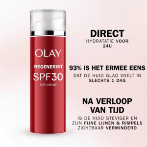 6x Olay Regenerist Dagcrème SPF 30 - 93.99 euro