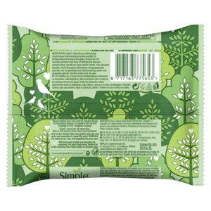 Simple Reinigingsdoekjes Biologisch Afbreekbaar - 3.99 euro