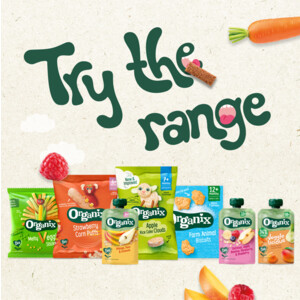 Organix Knijpfruit 12+m Appel Zoete Aardappel & Ananas - 1.45 euro