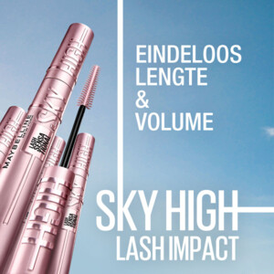 3x Maybelline Lash Sensational Sky High Mascara Waterproof Very Black - 48.25 euro
