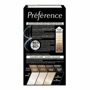 3x L'Oréal Préférence Le Blonding Ontkleuring Ultra Platinum - Platinum Blond - 50 euro