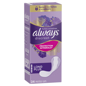 4x Always Discreet Long+ Inlegkruisjes Urineverlies - 11.67 euro