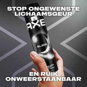 Axe Deodorant Bodyspray Black - 5.95 euro