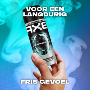 6x Axe Anti-Transpirant Spray Apollo - 27.89 euro