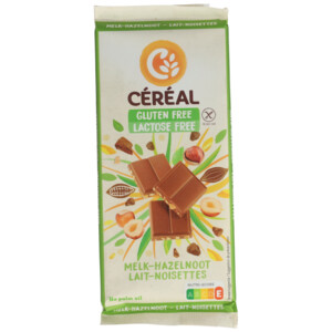 10x Céréal Melkchocolade Tablet Hazelnoot Glutenvrij en Lactosevrij - 26.55 euro