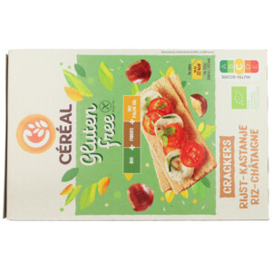 8x Céréal Crackers Rijst & Kastanje Glutenvrij en Lactosevrij - 42.19 euro