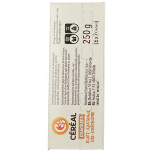 8x Céréal Crackers Rijst & Kastanje Glutenvrij en Lactosevrij - 42.19 euro