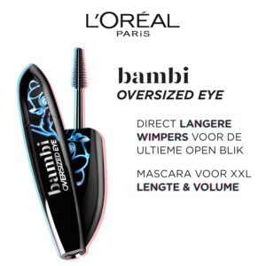 L'Oréal False Lash Bambi Eye Mascara XXL Oversized Eye Zwart - 15.99 euro