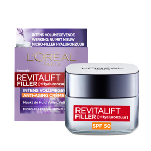 L'Oréal Revitalift Filler Anti-Age Dagcrème SPF 50 - 36.99 euro