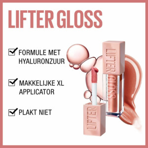 Maybelline Lipgloss Lifter Gloss Topaz Roze - 12.99 euro