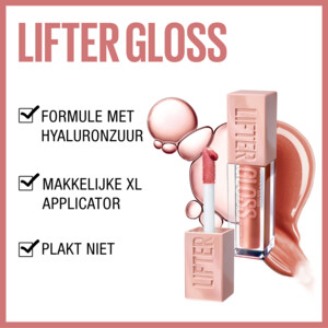 Maybelline Lifter Gloss Lipgloss 8 Stone Roze - 12.99 euro