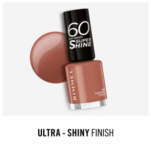 Rimmel Nagellak 60 Seconds SuperShine 130 Caramel Candy - 5.09 euro