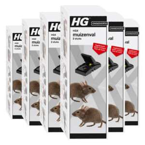 6x HG Muizenval 2 stuks