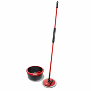 Vileda Spin & Clean Mop Complete Set Rood en Zwart - 30.79 euro