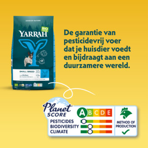Yarrah Bio Hondenvoer Adult Small Breed Kip 2 kg