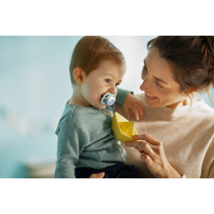 Philips Avent Fopspeen Ultra Air 0-6 mnd I Love Mama Blauw - 6.95 euro