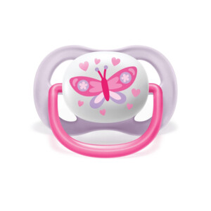 Philips Avent Fopspeen Ultra Air 0-6 mnd I Love Mama Roze - 6.25 euro