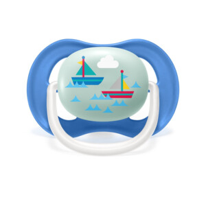 Philips Avent Fopspeen Ultra Air 6-18 mnd I Love Papa Blauw - 6.25 euro