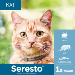 Seresto Anti Vlooien en Teken Halsband Kat tot 8 kg 38 cm
