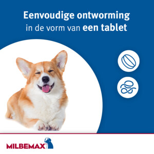 Milbemax Ontworming Tabletten Hond 5 - 75 kg - 11.25 euro
