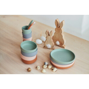 Jollein Dinerset Siliconen Pale Pink - 24.99 euro