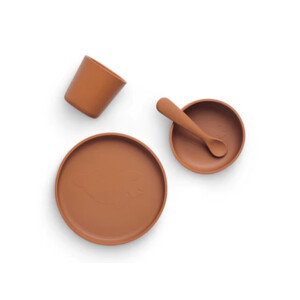 Jollein Dinerset Siliconen Caramel - 27.99 euro