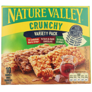Nature Valley Crunchy Variety Pack 5-pack - 2.55 euro